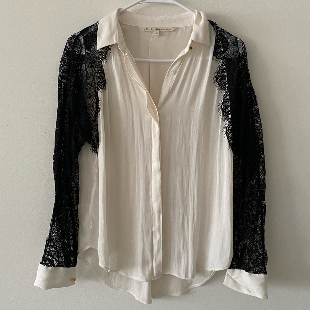 White button down